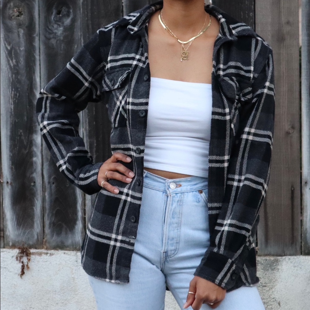 CaliCutOffs Vintage Flannel "Shacket"
